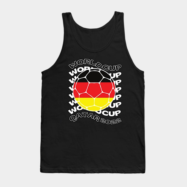 Germany World Cup 2022 Tank Top by footballomatic